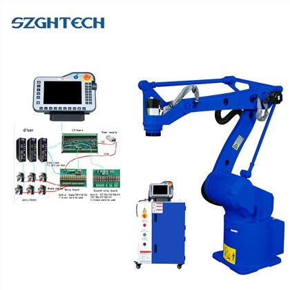 SZGH-B3100-C-4 robot is dedicated to materials handling, parts transfer, palletizing, deburring &cutting; easy operation, high efficiency and safety.