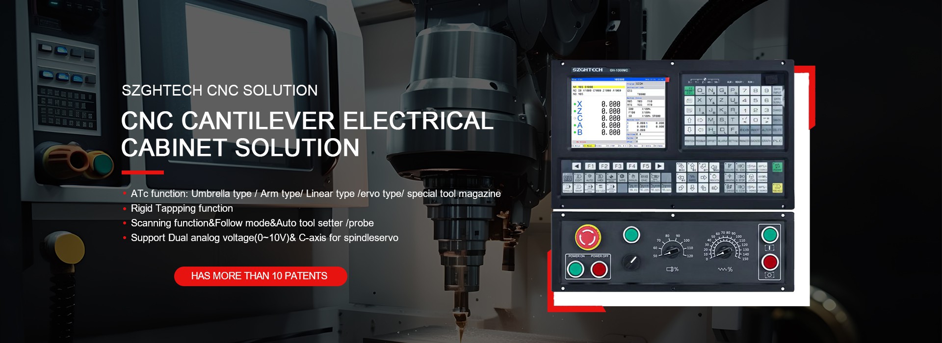 Szgh-CNC1000mdb-3 CNC Milling 3 Axis CNC Kit CNC Control Servo Motor Kit For Heavy Milling Machine Milling Controller